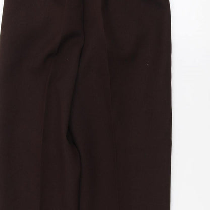 Womens UK Size 12 Saira Regular Fit  Brown Trousers
