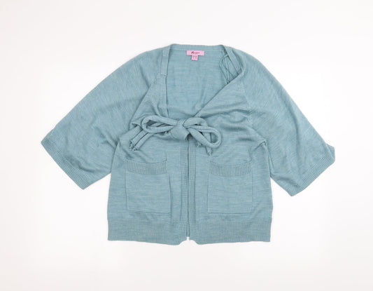 Monsoon Womens Blue   Cardigan Jumper Size 10