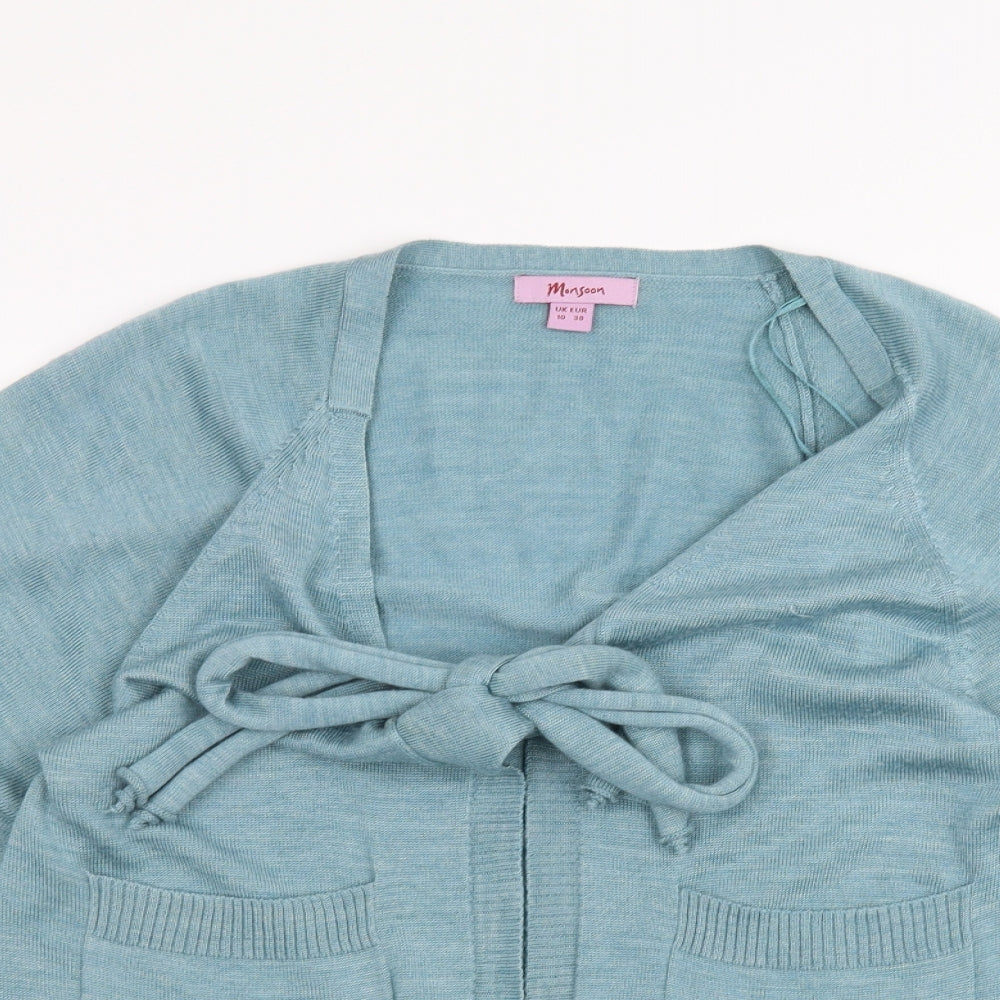 Monsoon Womens Blue   Cardigan Jumper Size 10