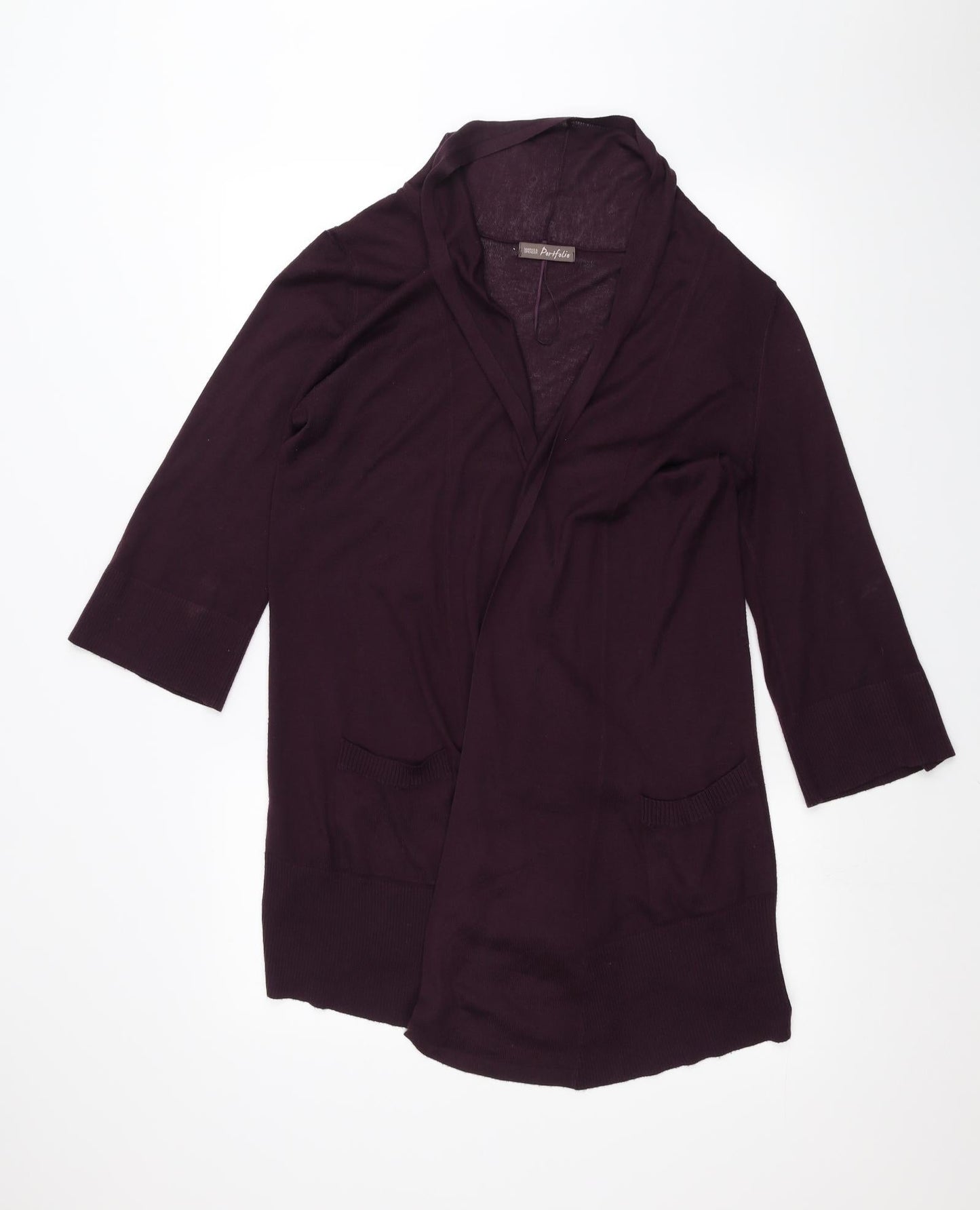 Marks and Spencer Womens Purple   Cardigan Jumper Size 14