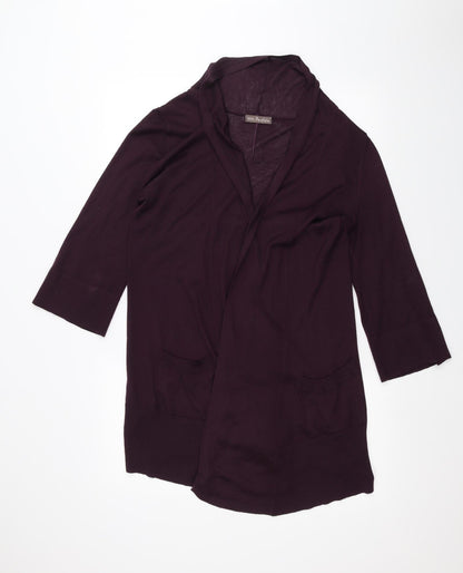 Marks and Spencer Womens Purple   Cardigan Jumper Size 14