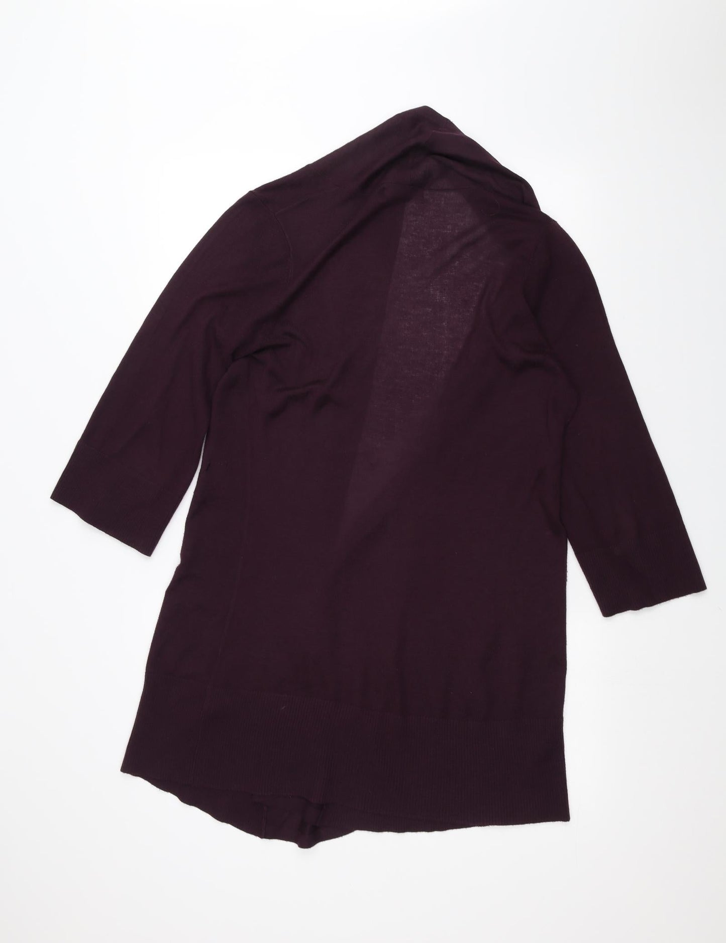 Marks and Spencer Womens Purple   Cardigan Jumper Size 14