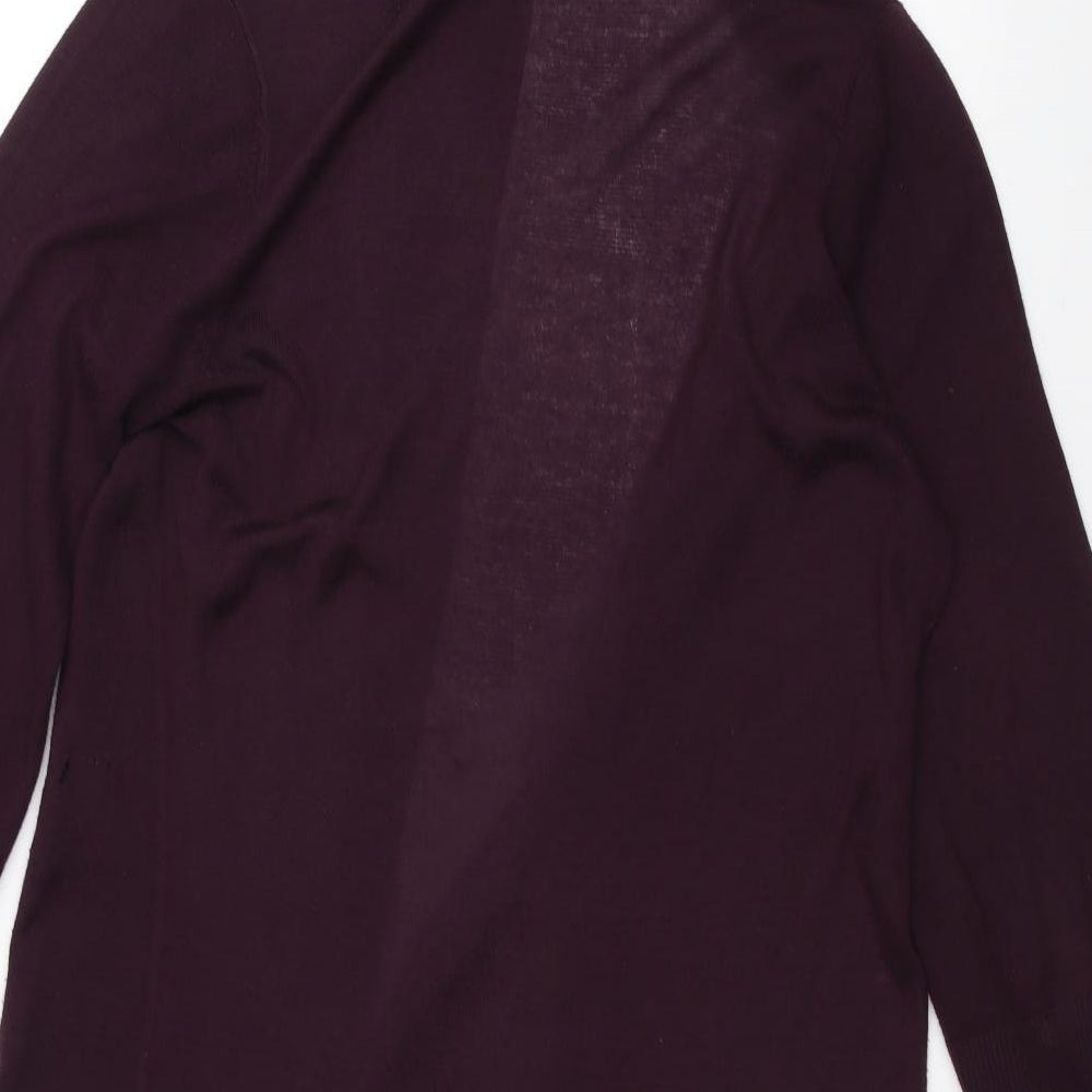 Marks and Spencer Womens Purple   Cardigan Jumper Size 14