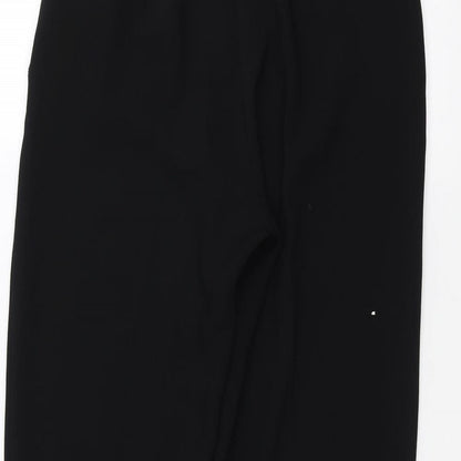 Womens UK Size 10 River Island Regular Fit  Black Trousers