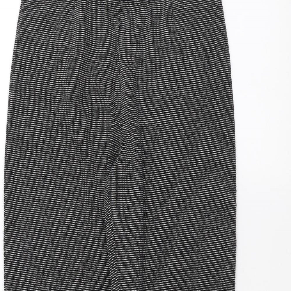 Womens UK Size 8 Marks and Spencer Regular Fit  Black Trousers
