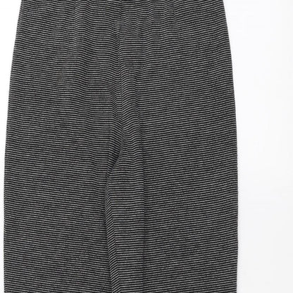 Womens UK Size 8 Marks and Spencer Regular Fit  Black Trousers