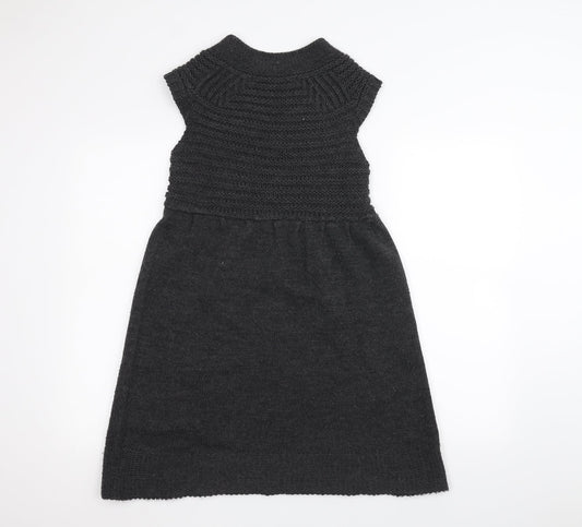 Zara Knit Womens Grey   A-Line  Size M