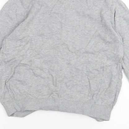 UNI Womens Grey   Cardigan Jumper Size S