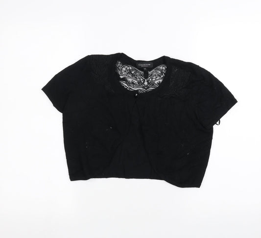 debinhams Womens Black   Cardigan Jumper Size 14