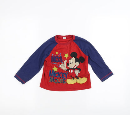 Disney Baby Red   Pullover Jumper Size 18-24 Months  - Disney