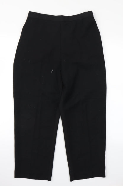 Preworn Womens Black   Trousers  Size 16 L25 in