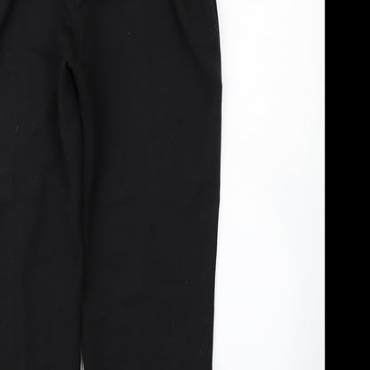 Preworn Womens Black   Trousers  Size 16 L25 in