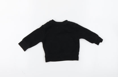 mini rebel  Black   Pullover Jumper Size 0-3 Months