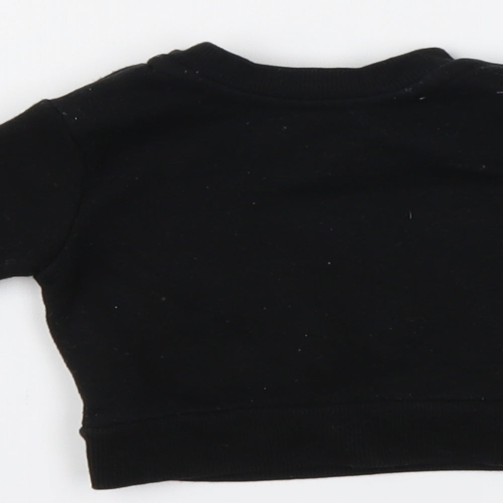 mini rebel  Black   Pullover Jumper Size 0-3 Months