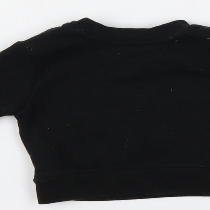 mini rebel  Black   Pullover Jumper Size 0-3 Months