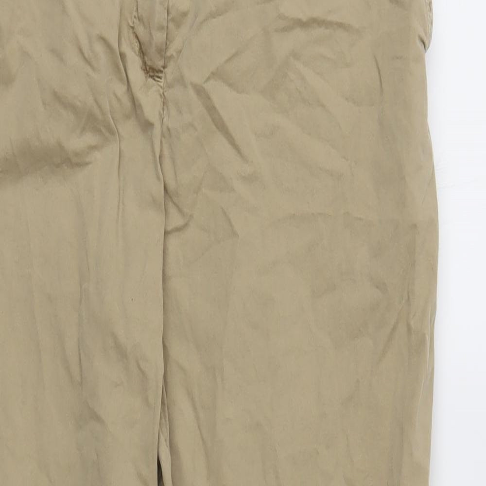 m&s Womens Brown   Trousers  Size 14 L28.5 in