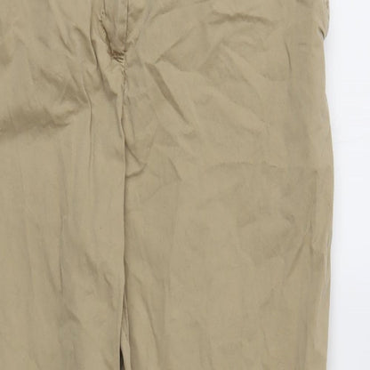 m&s Womens Brown   Trousers  Size 14 L28.5 in