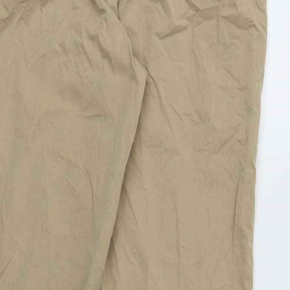 m&s Womens Brown   Trousers  Size 14 L28.5 in