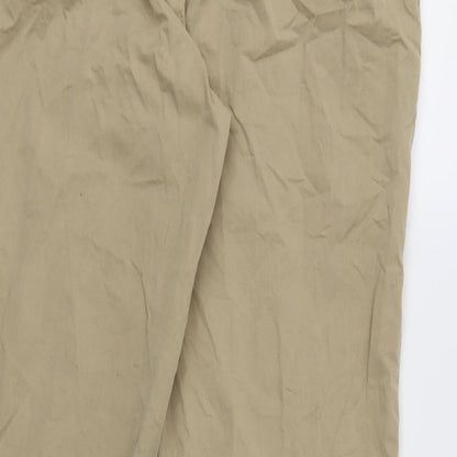 m&s Womens Brown   Trousers  Size 14 L28.5 in