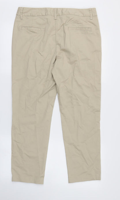 papya Womens Brown   Sweatpants Trousers Size 12 L26 in