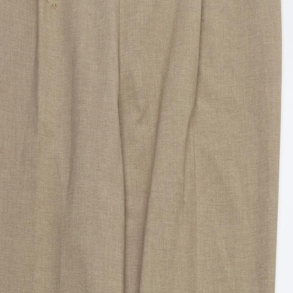 Womens UK Size 18 Marks and Spencer Regular Fit  Brown Trousers