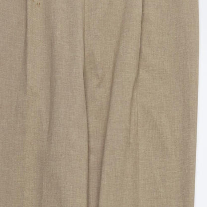 Womens UK Size 18 Marks and Spencer Regular Fit  Brown Trousers