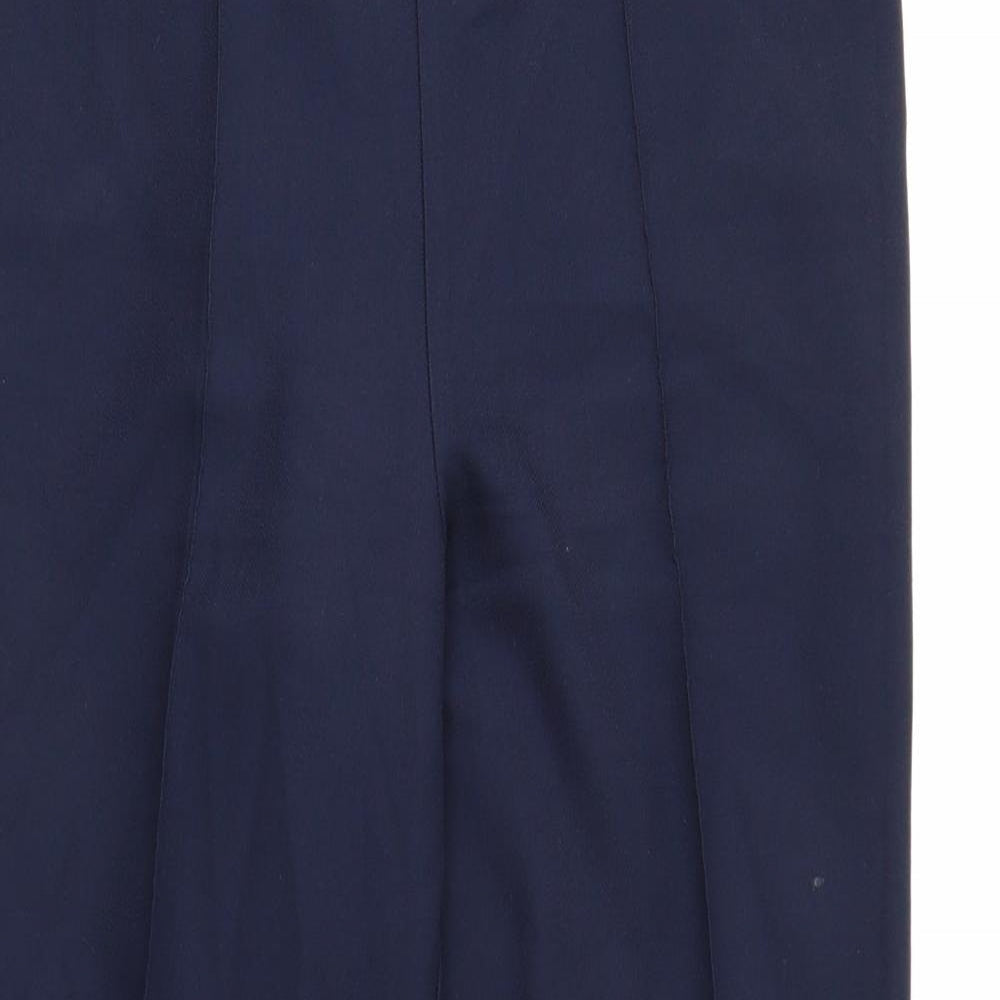 Womens UK Size 10 Papaya Regular Fit  Black Trousers