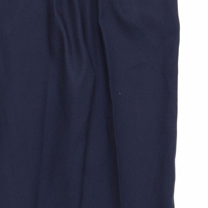 Womens UK Size 10 Papaya Regular Fit  Black Trousers