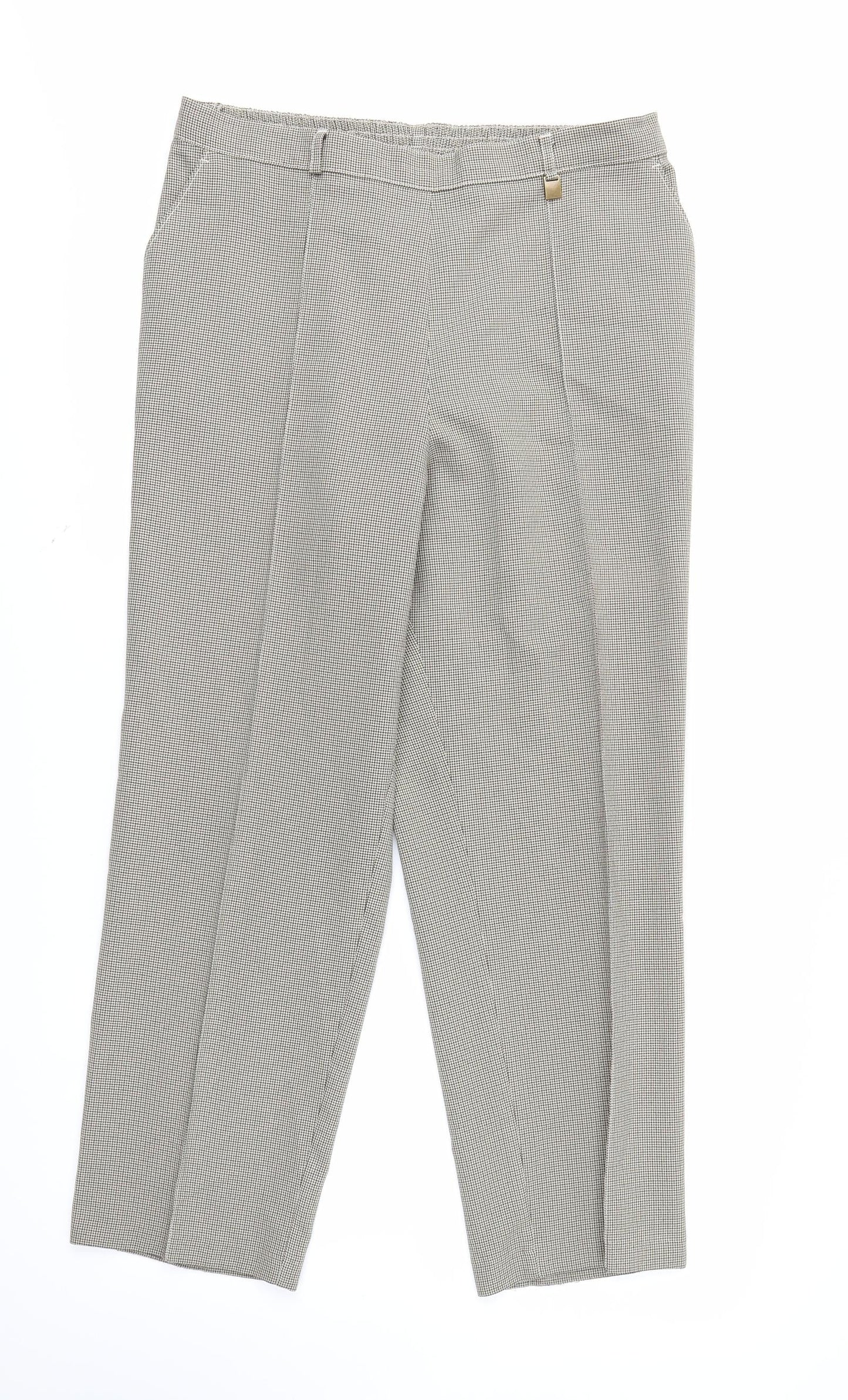 Womens UK Size 14 Marks and Spencer Regular Fit  Brown Trousers