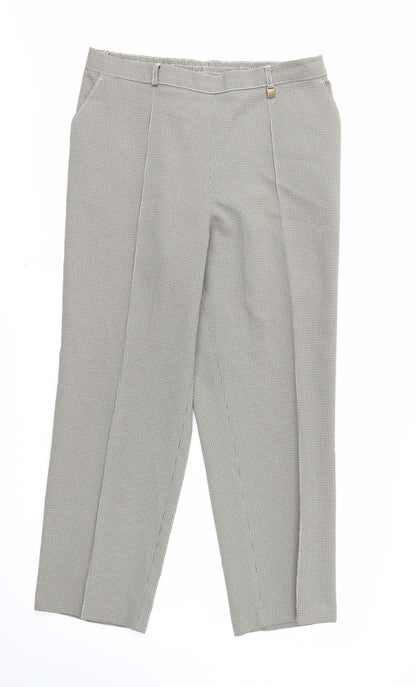 Womens UK Size 14 Marks and Spencer Regular Fit  Brown Trousers