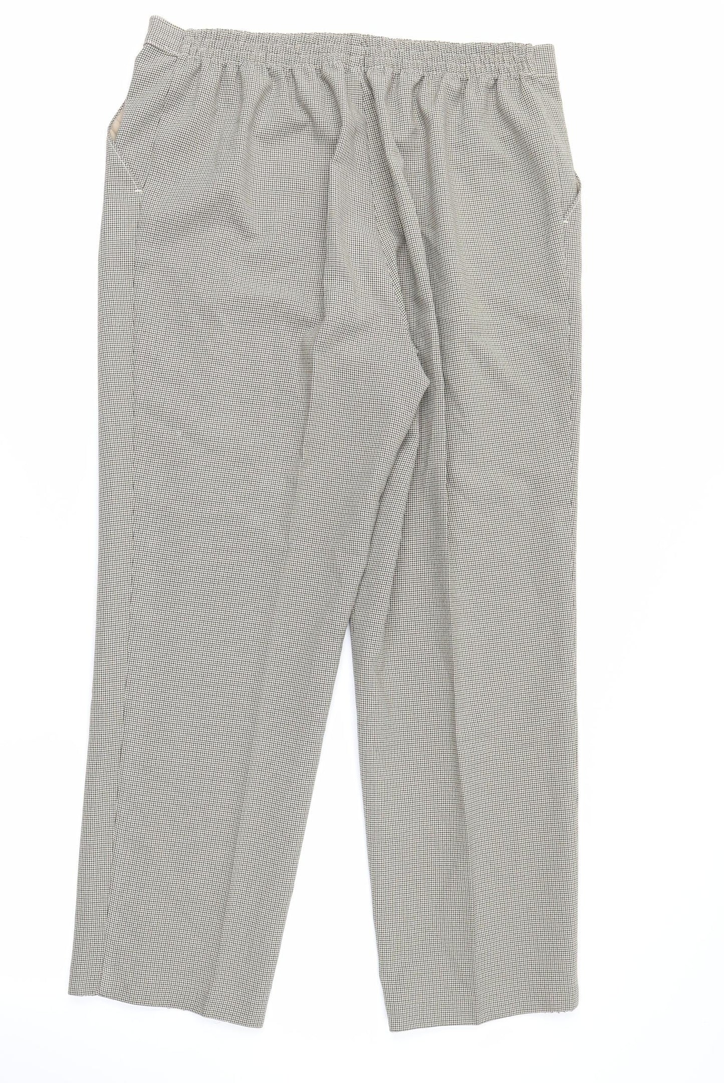 Womens UK Size 14 Marks and Spencer Regular Fit  Brown Trousers