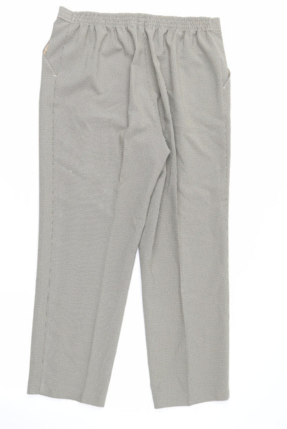 Womens UK Size 14 Marks and Spencer Regular Fit  Brown Trousers