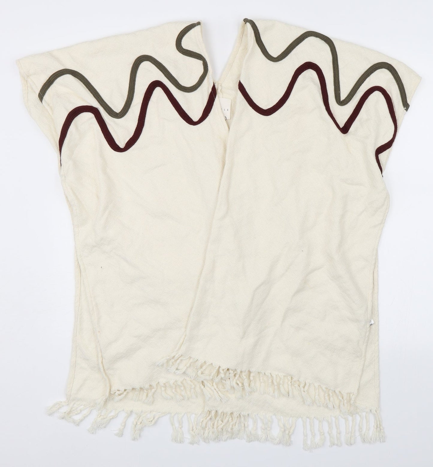 Une Fille Womens Beige   Jacket Poncho Size XS