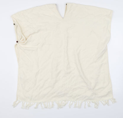 Une Fille Womens Beige   Jacket Poncho Size XS
