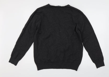 Jack Reid Mens Grey   Pullover Jumper Size M