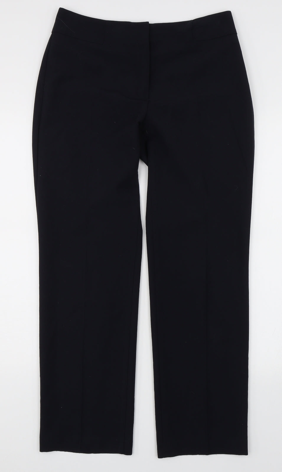 Womens UK Size 10 Marks & Spencer Regular Fit Dress Pants Black Trousers