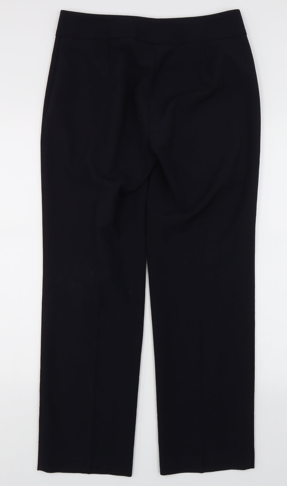 Womens UK Size 10 Marks & Spencer Regular Fit Dress Pants Black Trousers