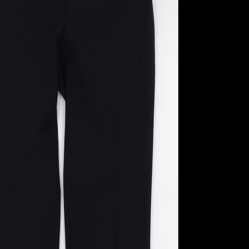 Womens UK Size 10 Marks & Spencer Regular Fit Dress Pants Black Trousers