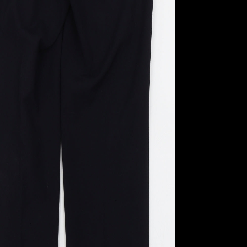 Womens UK Size 10 Marks & Spencer Regular Fit Dress Pants Black Trousers