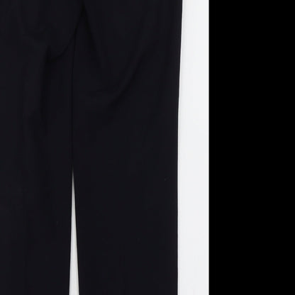 Womens UK Size 10 Marks & Spencer Regular Fit Dress Pants Black Trousers