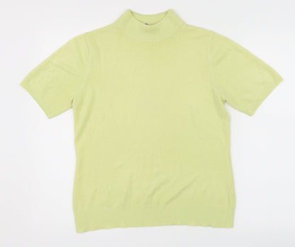 Womens UK Size 14 BHS Green Basic Blouse