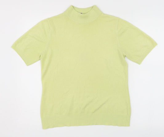 Womens UK Size 14 BHS Green Basic Blouse