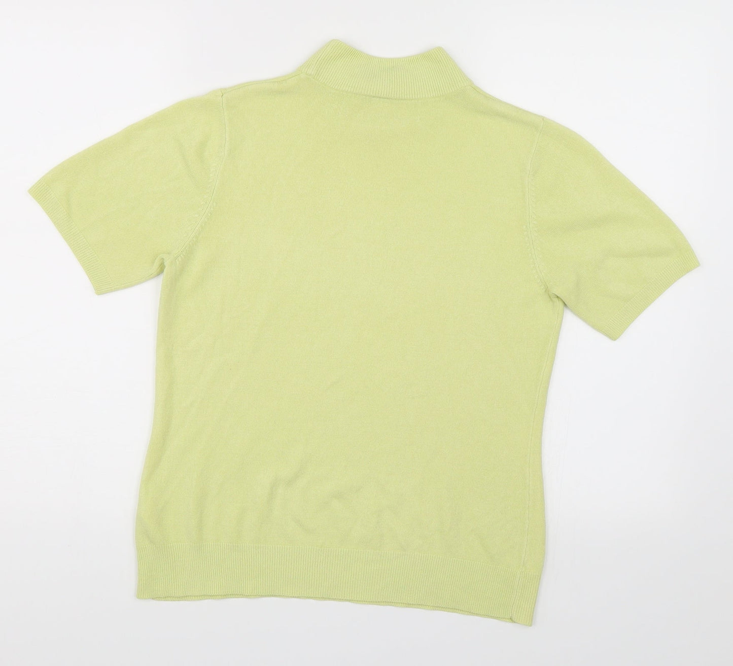 Womens UK Size 14 BHS Green Basic Blouse
