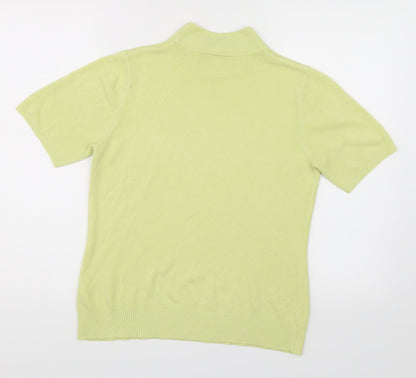 Womens UK Size 14 BHS Green Basic Blouse
