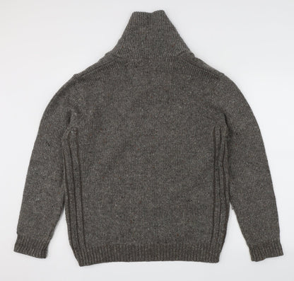 Maine Mens Grey   Pullover Jumper Size M