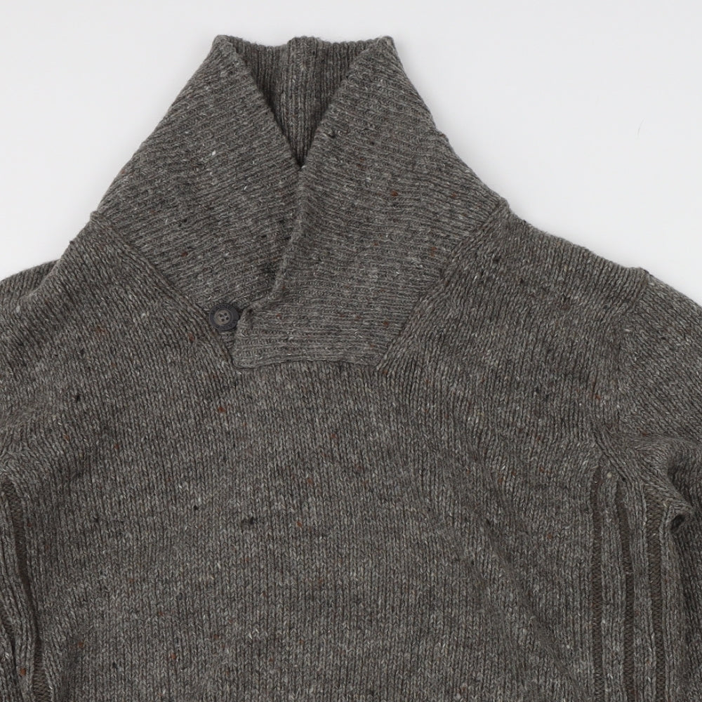 Maine Mens Grey   Pullover Jumper Size M