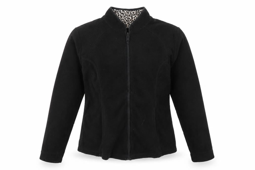 Tu Womens Black   Full Zip Jumper Size 8