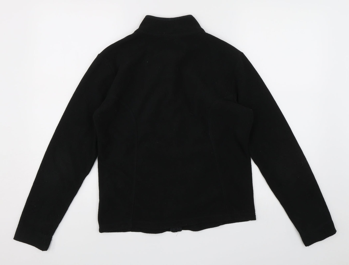 TU Womens Black   Full Zip Jumper Size 8