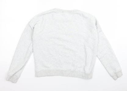 New Look Girls Grey  Rayon Pullover Jumper Size 12 Years  - new york