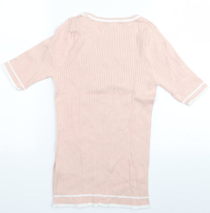 Debenhams Womens Pink   Tunic Jumper Size 10